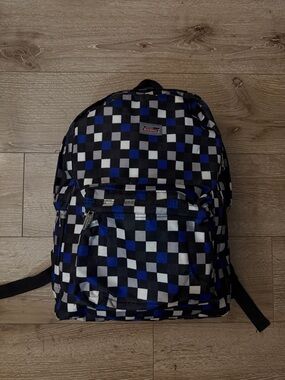 Dickies Y2K Checkerboard Blue & Black Backpack